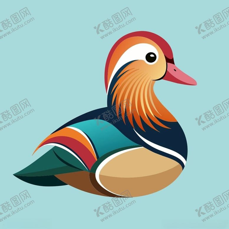 编号：40892901282225367215【酷图网】源文件下载-鸳鸯插图