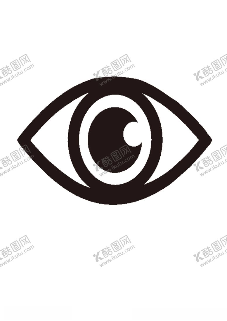 编号：14336005091628327734【酷图网】源文件下载-眼睛丝网印刷