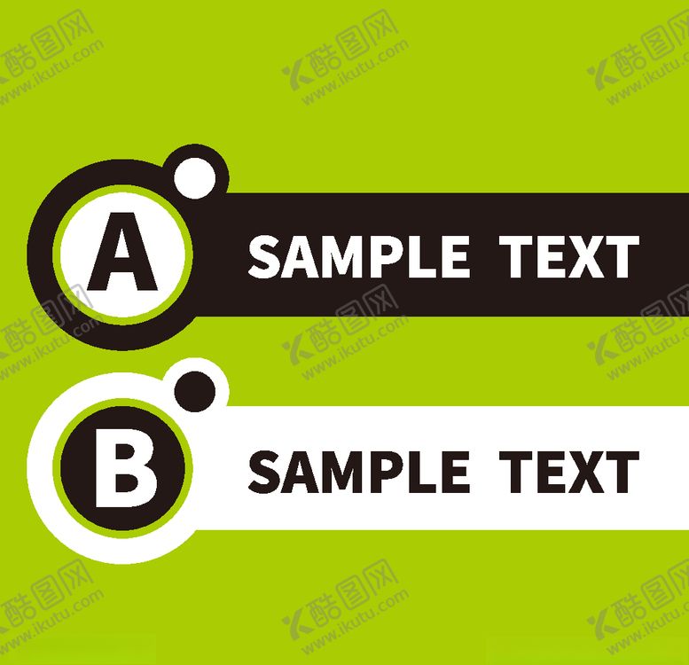 编号：87739909220716528731【酷图网】源文件下载-矢量黑白标签元素