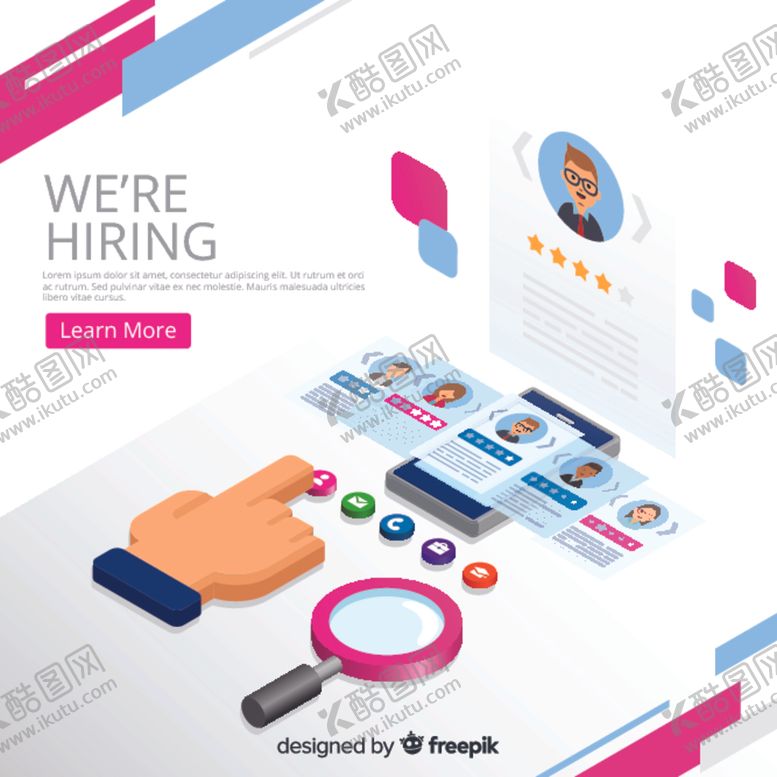 编号：21974209262014053368【酷图网】源文件下载-2.5d招聘