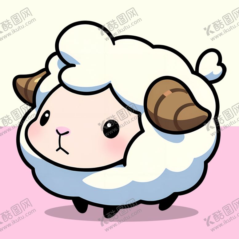 编号：24749803080220257184【酷图网】源文件下载-可爱小绵羊