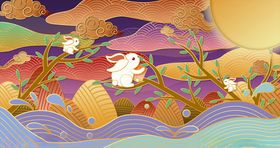 中秋插画
