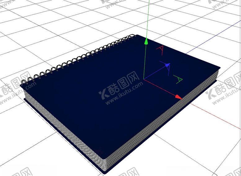 编号：95196502201833093135【酷图网】源文件下载-C4D模型本子