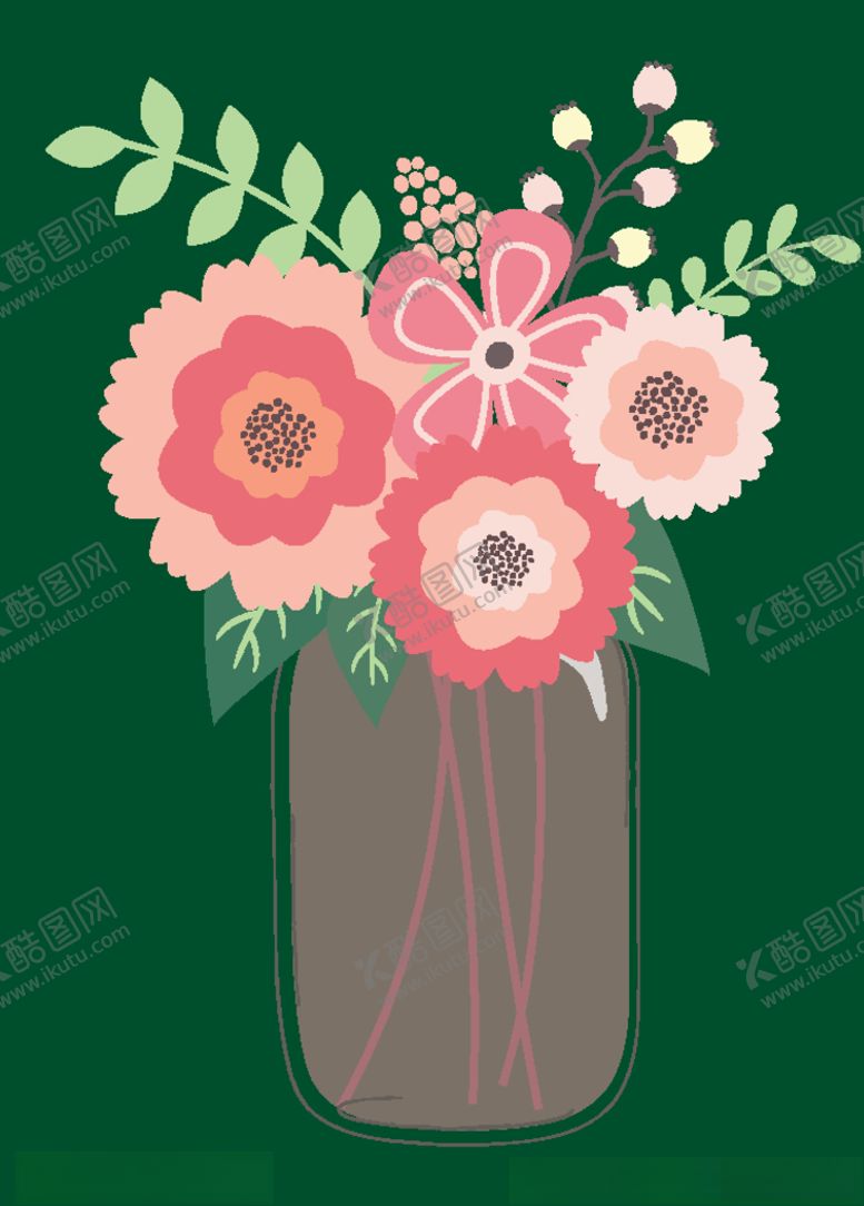 编号：84685206271633063094【酷图网】源文件下载-矢量花朵
