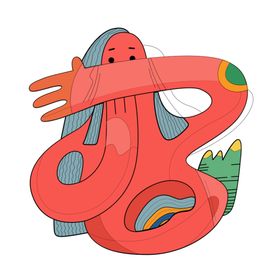 卡通系列插画图片