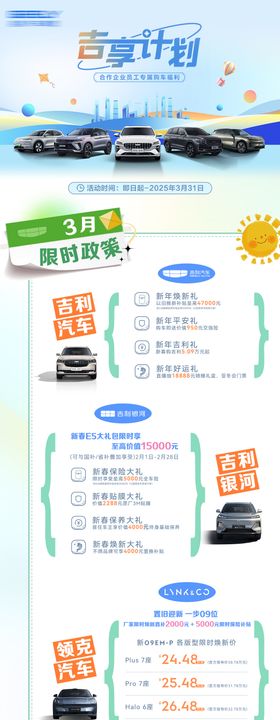 汽车政策宣传长图