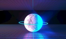 C4D人物炫彩光效科技时尚