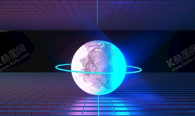编号：41211005121519352214【酷图网】源文件下载-C4D人物炫彩光效科技时尚
