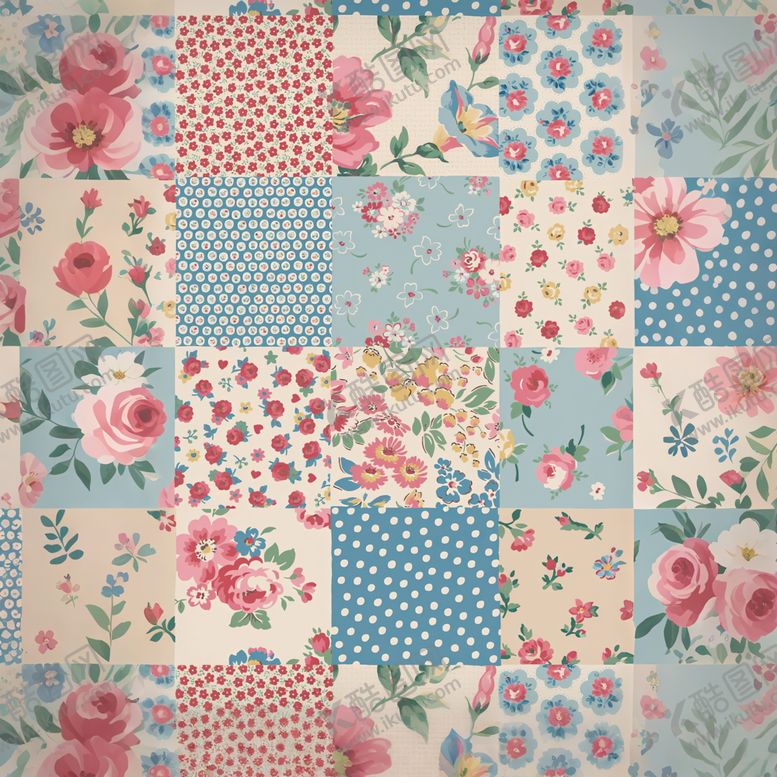 编号：75697409211901469587【酷图网】源文件下载-拼接花