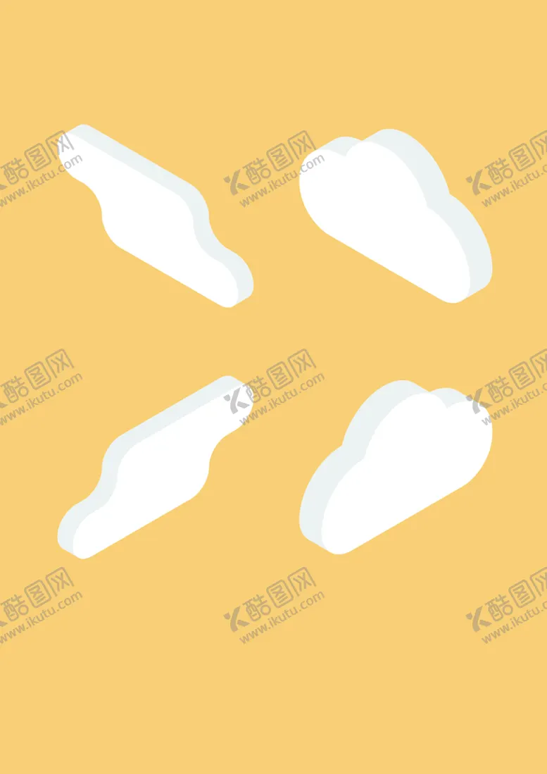 编号：64705909261035540568【酷图网】源文件下载-2.5D云朵