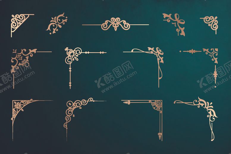 编号：48992310140406114130【酷图网】源文件下载-金色边框