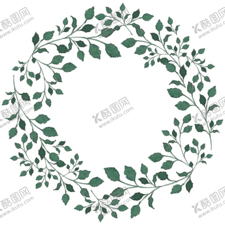 编号：91520005022118154489【酷图网】源文件下载-植物花环