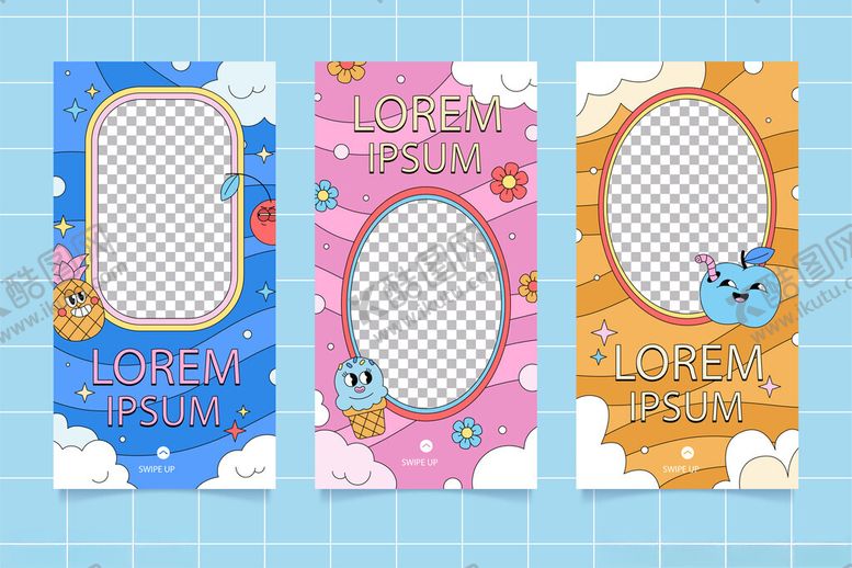 编号：60178810150505156092【酷图网】源文件下载-可爱卡通风格儿童邀请卡