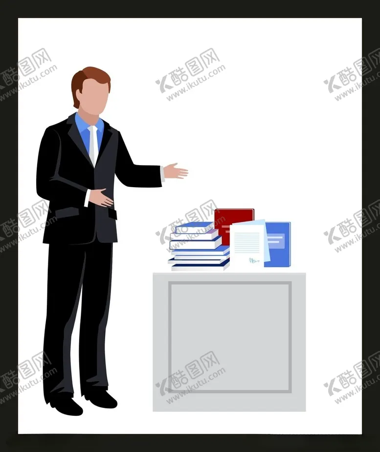 编号：74743001141033331156【酷图网】源文件下载-手绘商务人物