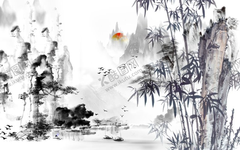 编号：68489310102009493401【酷图网】源文件下载-中式电视背景墙