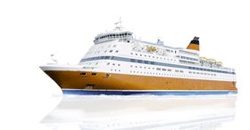 游轮户外旅游合成海报素材