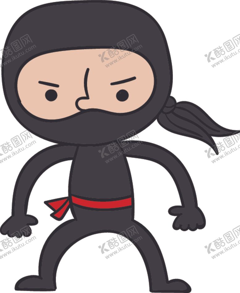 编号：22443004251944326239【酷图网】源文件下载-卡通忍者