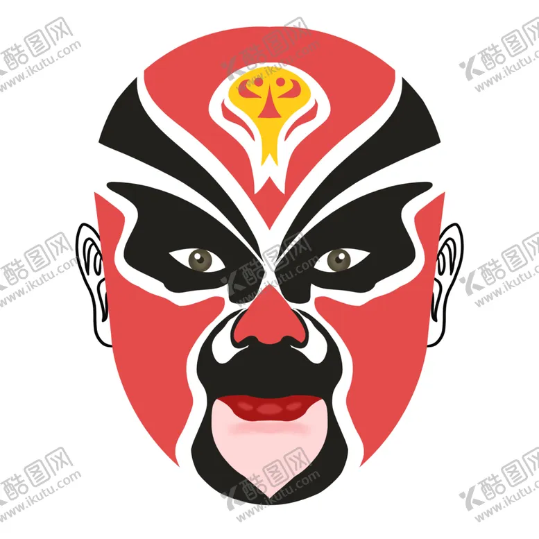 编号：98727201141805555333【酷图网】源文件下载-京剧脸谱