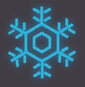 霓虹灯雪花