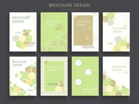 清新绿色宣传册设计模板