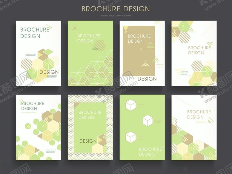 编号：80277411212231582394【酷图网】源文件下载-清新绿色宣传册设计模板