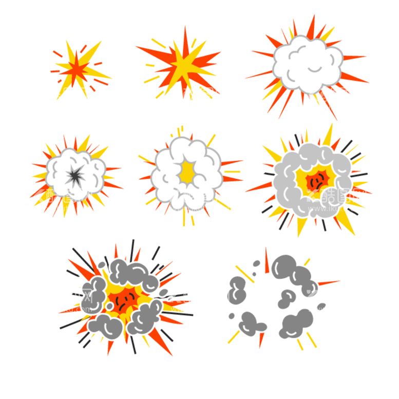 编号：57752912200205266818【酷图网】源文件下载-漫画爆炸效果