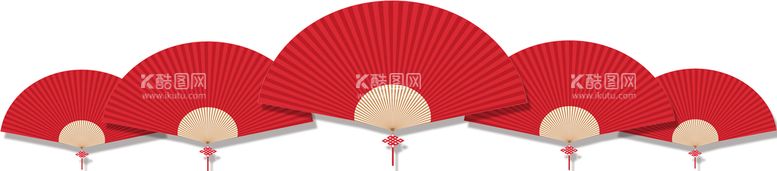 编号：10876409131513596923【酷图网】源文件下载-中国风扇子底边装饰（非矢量图）古风国风