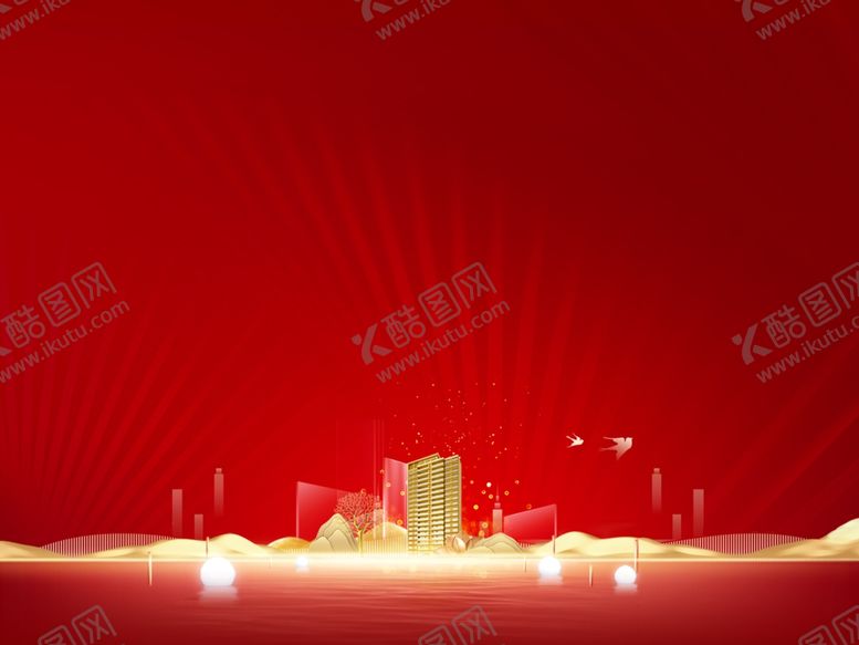 编号：93100304030937076437【酷图网】源文件下载-地产开盘背景