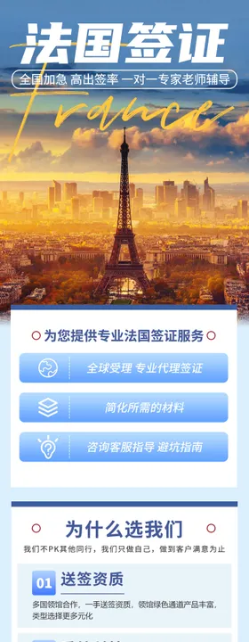 法国签证详情页