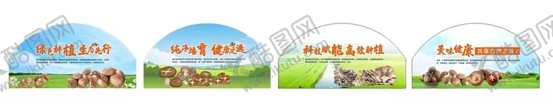编号：21248303062138209023【酷图网】源文件下载-香菇种植产业海报