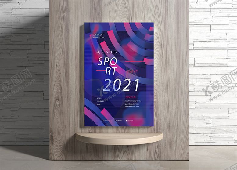 编号：80149509270044042883【酷图网】源文件下载-运动海报