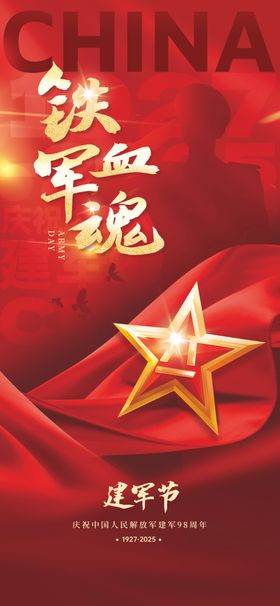 建军节海报