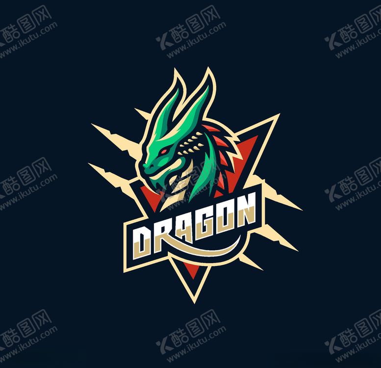 编号：22026410072319577855【酷图网】源文件下载-龙头徽标设计