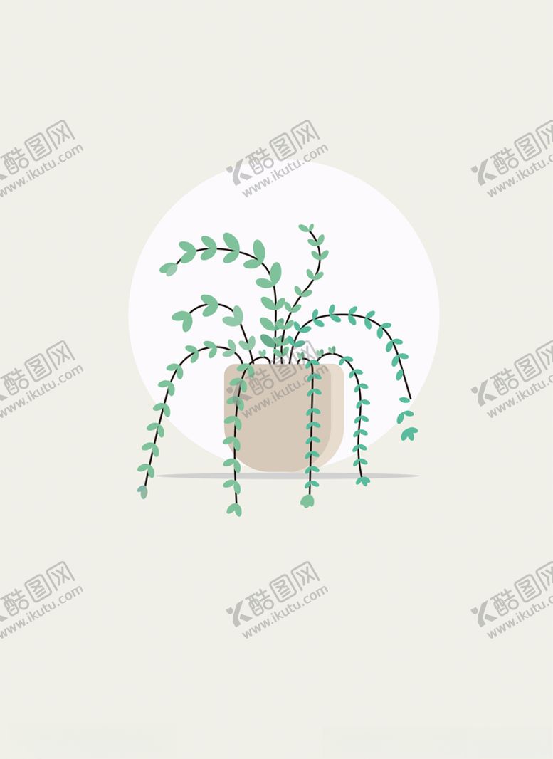 编号：65236409160845048237【酷图网】源文件下载-多肉植物插画