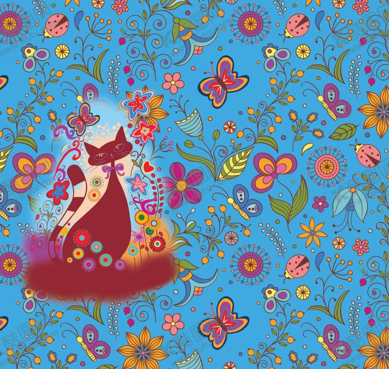 编号：84985410111111095358【酷图网】源文件下载-女装定位花卉