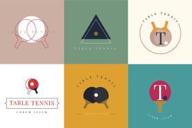 多彩创意字母标志设计