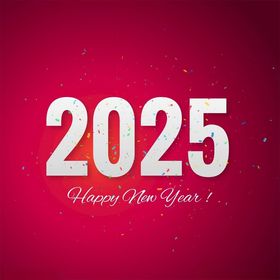 2025新年海报圣诞节背景