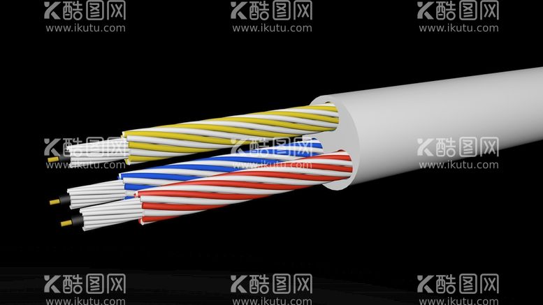 编号：49433010301754346166【酷图网】源文件下载-c4d 数据线 建模 电缆线