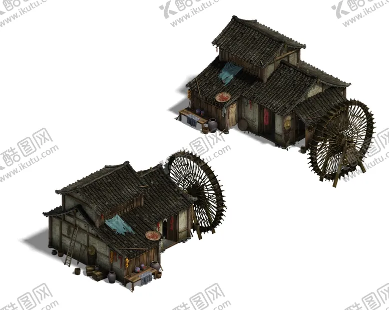 编号：17253007020347477125【酷图网】源文件下载-游戏房屋建筑物元素