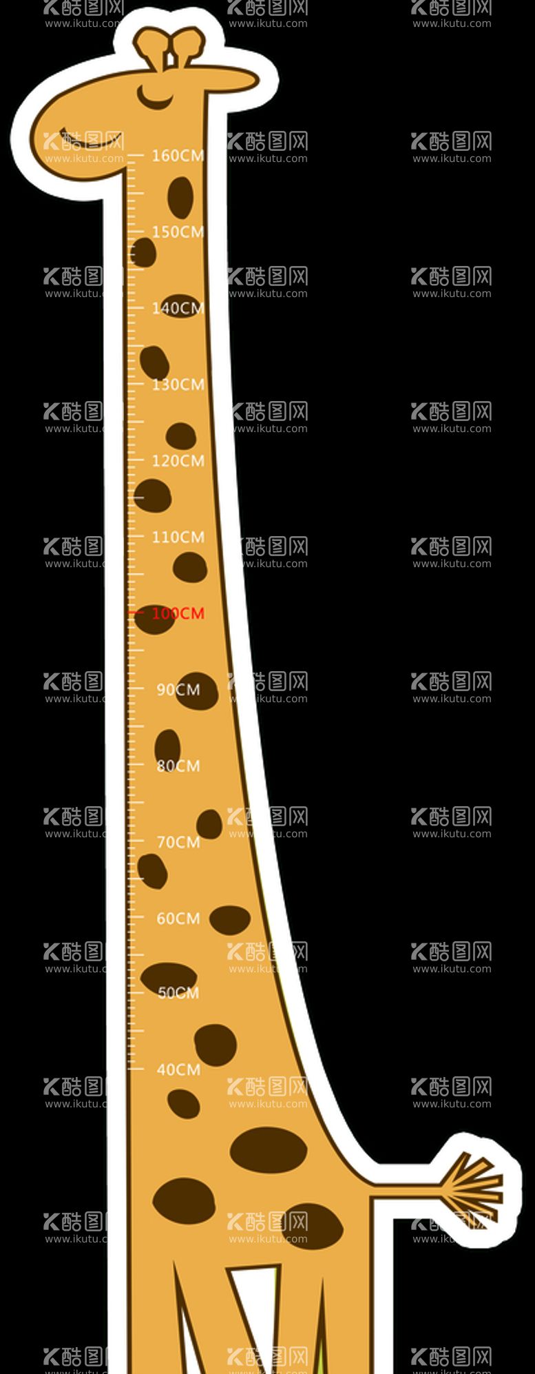 编号：83745209150057484672【酷图网】源文件下载-儿童身高尺