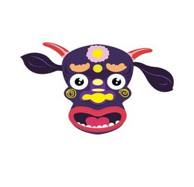 中国风少数民族装饰画合层