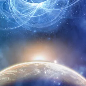 创意星空合成海报图片球浩瀚震撼唯美