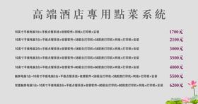 点菜展示海报