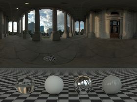 C4D城市街道贴图HDR贴图hdr环境自然