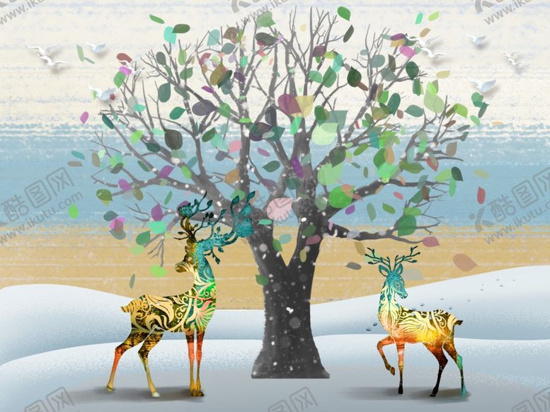 编号：26724309291921243538【酷图网】源文件下载-创意国潮装饰画图片