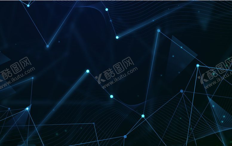 编号：18393409170707008470【酷图网】源文件下载-波浪多彩动感粒子抽象背景