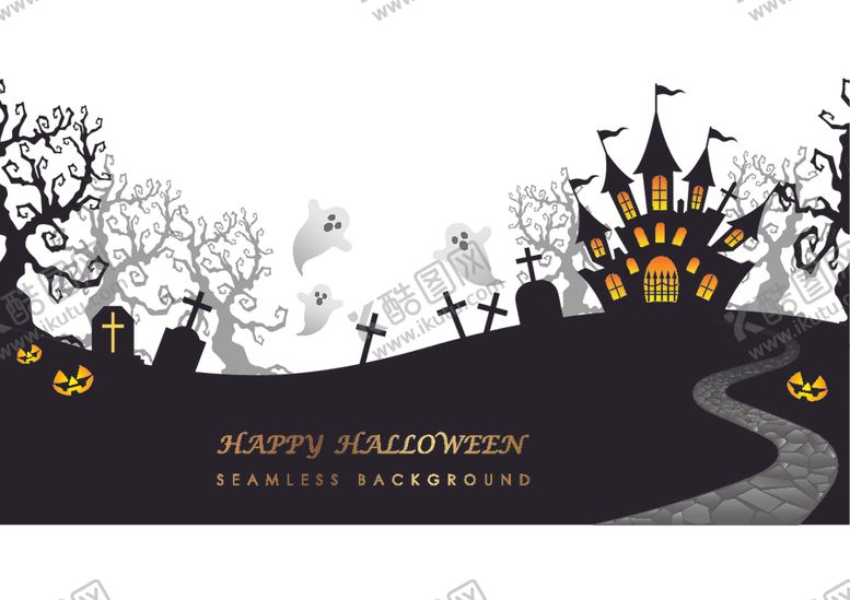 编号：28061809192012248935【酷图网】源文件下载-万圣节鬼怪蝙蝠