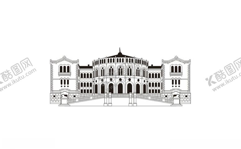 编号：92090110010143271444【酷图网】源文件下载-欧美建筑