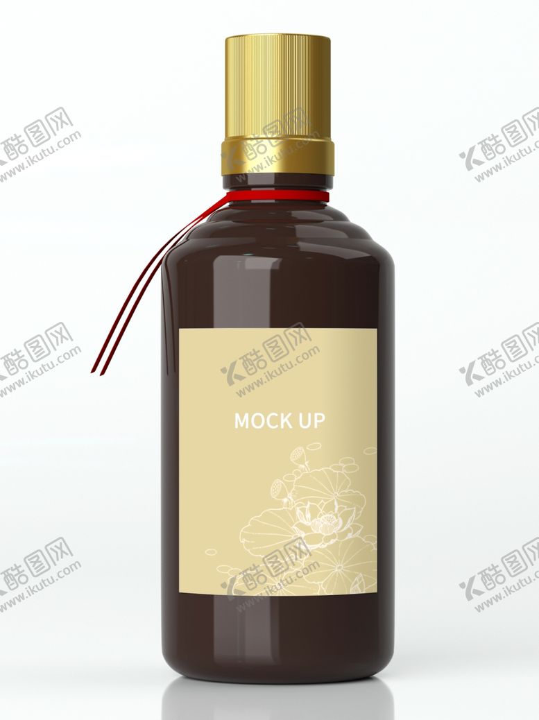 编号：16853209300157534686【酷图网】源文件下载-酒瓶标签样机