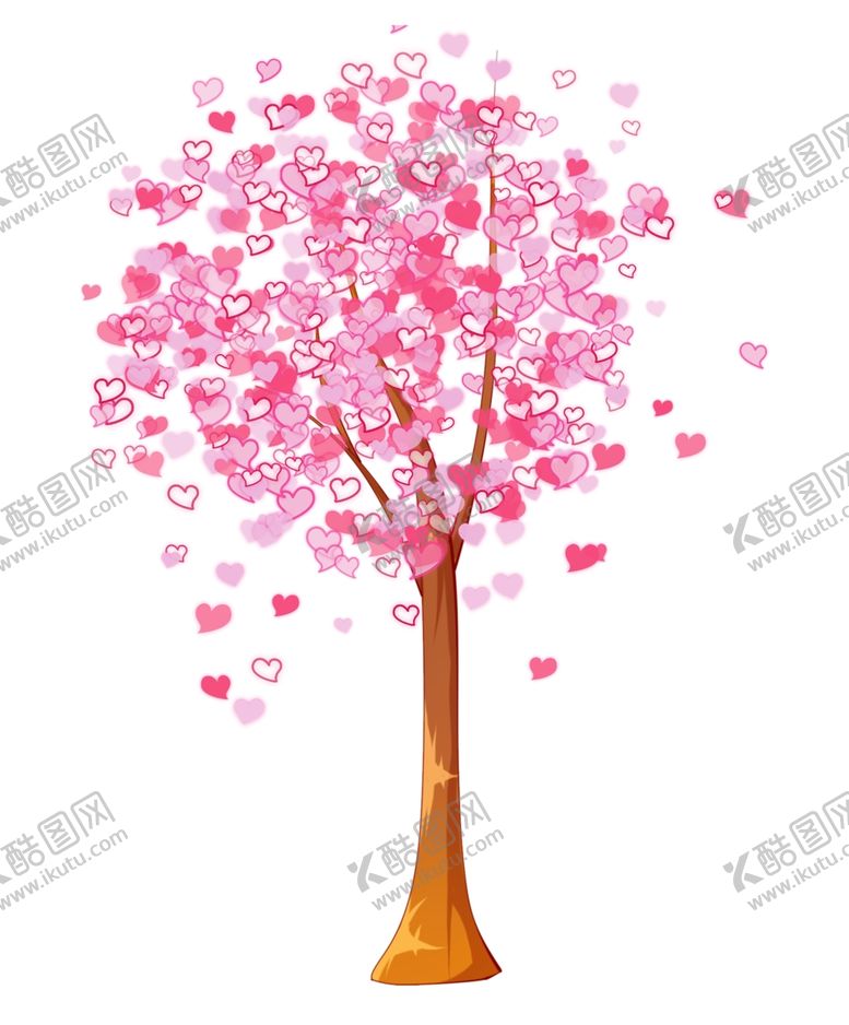 编号：59495910131507044986【酷图网】源文件下载-桃心装饰图